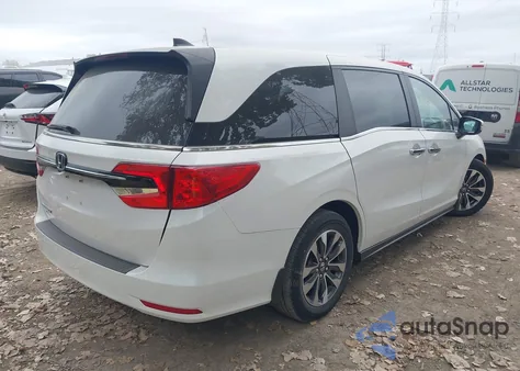 2023 Honda Odyssey Ex-L z USA, uszkodzony, nr VIN 5FNRL6H60PB077814